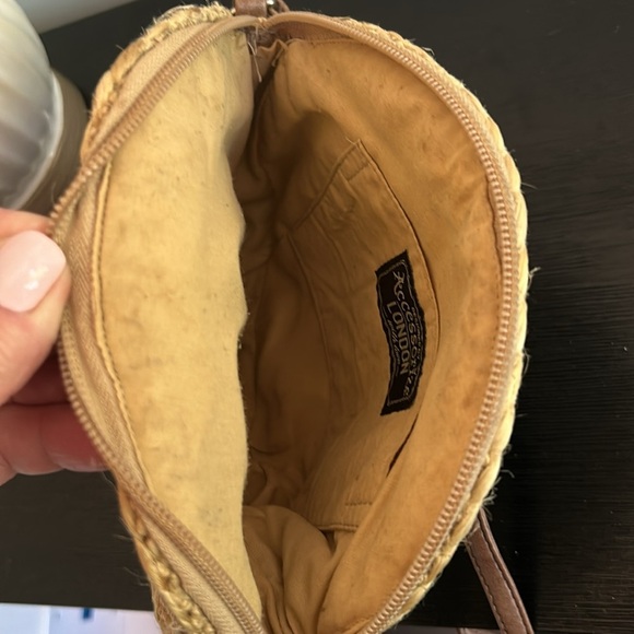 Accessorize London Round Jute Boho Textured Crossbody Bag - Picture 17 of 17